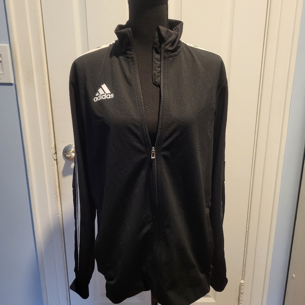 Adidas Bomber Jacket with White Stripes